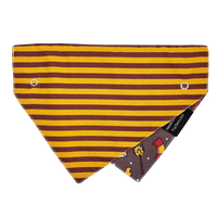 Wizarding Pup Dog Collar Bandana, Reversible and Two-Tone