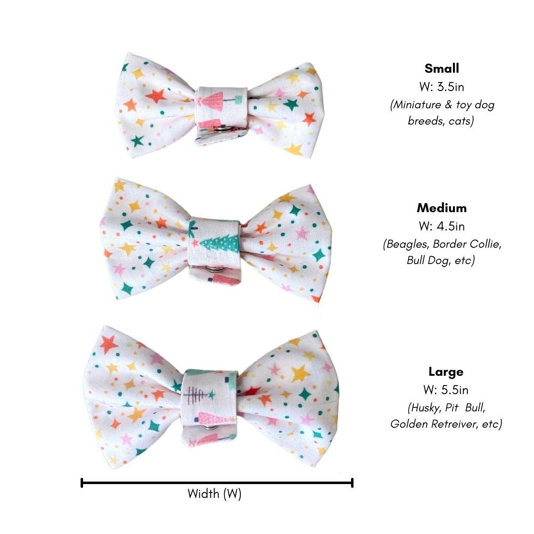 Candy Hearts Pet Bow Tie