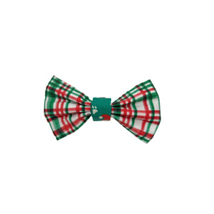 "Red & Green Plaid" Pet Bow Tie