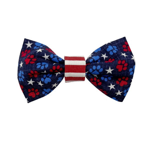 Paws, Stars, and Stripes Pet Bow Tie