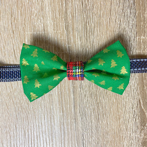 Christmas Tree Pet Bow Tie